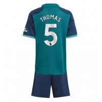 Otroški Nogometni dresi Arsenal Thomas Partey #5 Tretji 2023-24 Kratek Rokav (+ Kratke hlače)